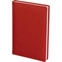 Ежедневник недатированный красный,А5,143х210мм,176л,ATTACHE Сиам