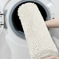 Коврик для дома LaDо́m, букли, плотность 1000 г, 50&times;80 см, белый