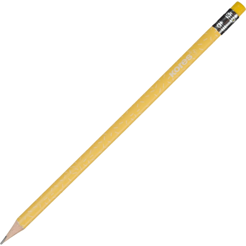 Карандаш чернографитный CollageStylePastel HB трехгр,заточ,с ластиком 92803