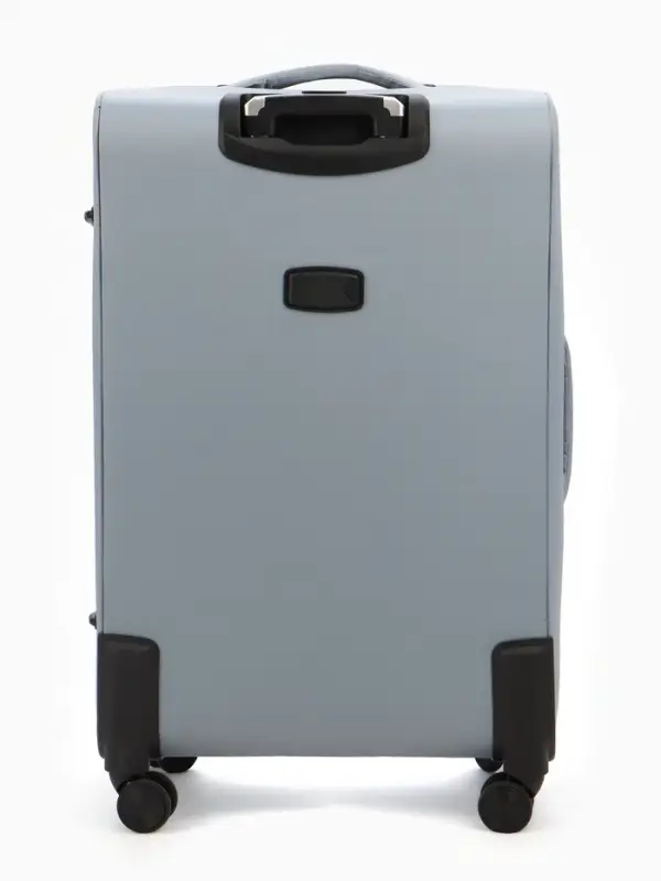 Чемодан на колёсах TEXTURA, кодовый замок, с увеличением, 47&times;30&times;78 см, 28", серый