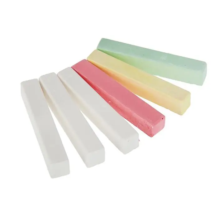 Мелки цветные Calligrata, в наборе 6 штук (3 белых + 3 цветных), квадратные Мелки цветные Calligrata, в наборе 6 штук (3 белых + 3 цветных), квадратные