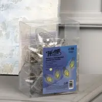 Гирлянда &laquo;Нить&raquo; 3 м с насадками &laquo;Лампочки капля&raquo;, IP20, прозрачная нить, 80 LED, свечение тёплое белое, 8 режимов, 220 В