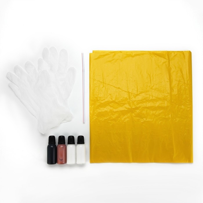 Рисование акрилом на пластиковой фигурке «Мишка», бронзовый, набор для творчества Флюид-арт Рисование акрилом на пластиковой фигурке «Мишка», бронзовый, набор для творчества Флюид-арт