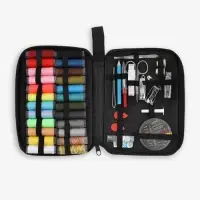 Швейный набор, 89 предметов, в футляре, 21&times;14&times;3 см