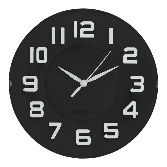 Часы настенные &laquo;Лесли&raquo;, d=20 см, дискретный ход, чёрные