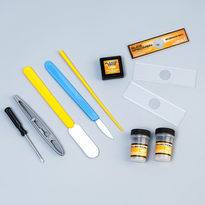 Микроскоп Микроскоп "Юный биолог" кратность до х1200, желтый, подсветка