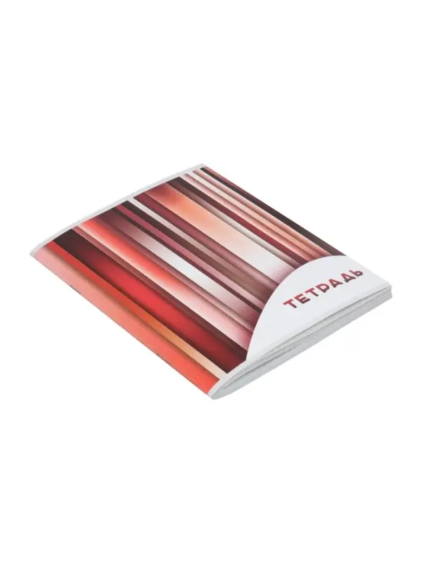 Тетрадь 96 листов в клетку, Calligrata &laquo;Яркие полосы&raquo;, серые листы, МИКС