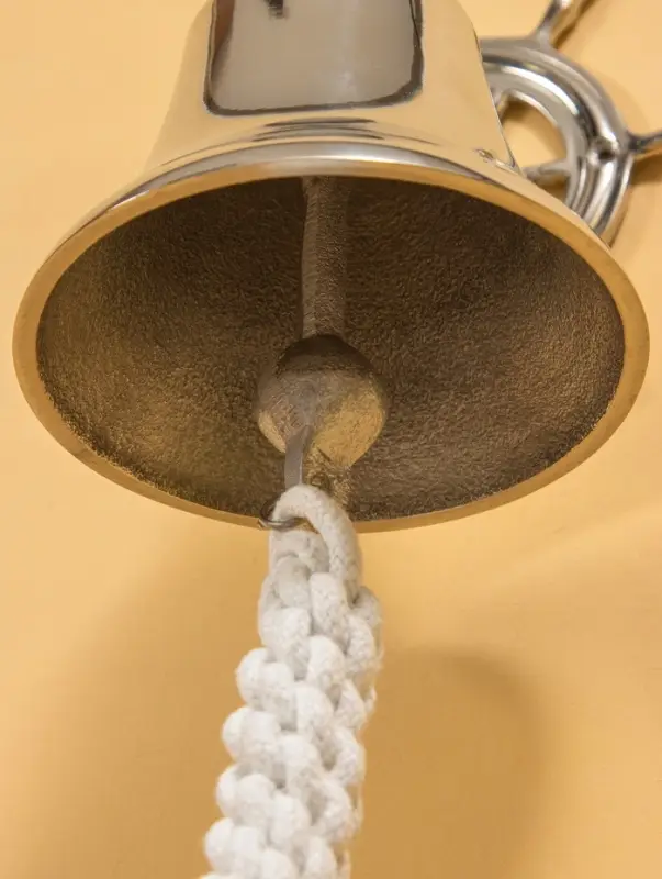 Рында со штурвалом, 13×18×14 см, алюминий Рында со штурвалом, 13×18×14 см, алюминий