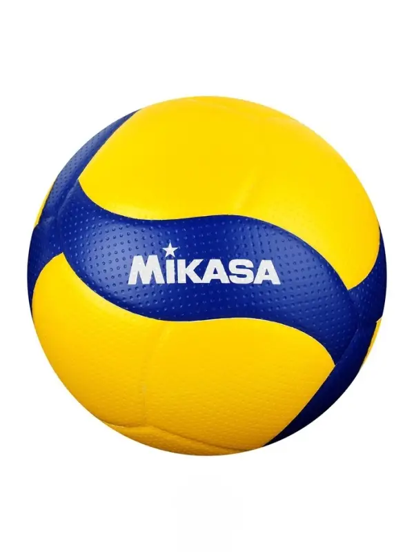 Волейбольный мяч Mikasa V200W, клееный, 18 панелей, размер 5, microfiber PU