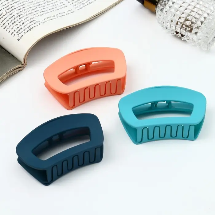 Крабик для волос «Леона», геометрия классика матовый, 9 см, МИКС Крабик для волос «Леона», геометрия классика матовый, 9 см, МИКС