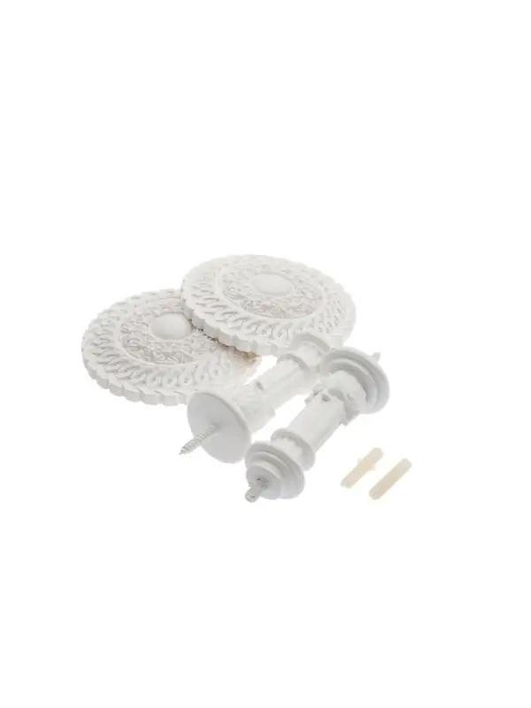 Держатель для штор CAPPIO KS030, d=95 мм, белый, 2 шт.