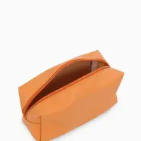 Косметичка женская ONE COLOR, на молнии, экокожа, бежевая