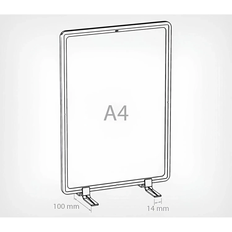 Набор стойка информационная А4 (2рамки + 2кармана)