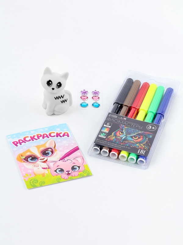 ШКОЛА ТАЛАНТОВ Набор для творчества Игрушки-раскраски МИКС ШКОЛА ТАЛАНТОВ Набор для творчества Игрушки-раскраски МИКС