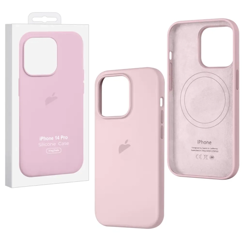 Чехол iPh 14 Pro Silicon Case 100% ORG Chalk Pink Чехол iPh 14 Pro Silicon Case 100% ORG Chalk Pink