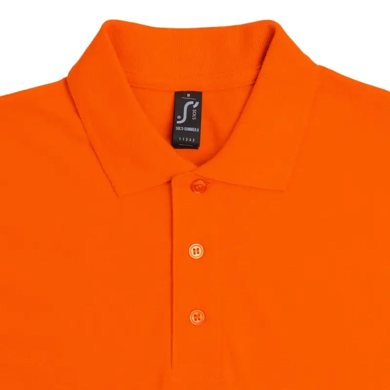 Рубашка поло мужская Summer 170 оранжевая, размер XS