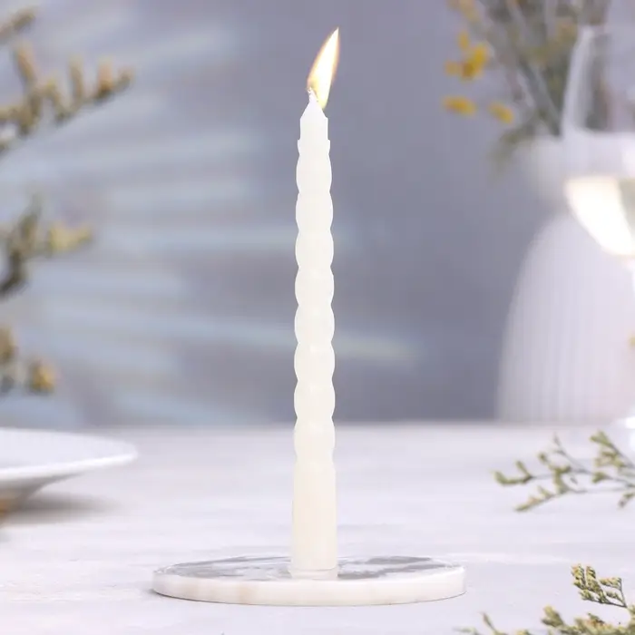 Набор свечей витых, 1,5х 15 см, 2 штуки, аромат ваниль Набор свечей витых, 1,5х 15 см, 2 штуки, аромат ваниль