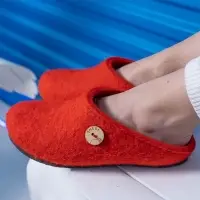 Домашние валенки Step, красные, размер 35