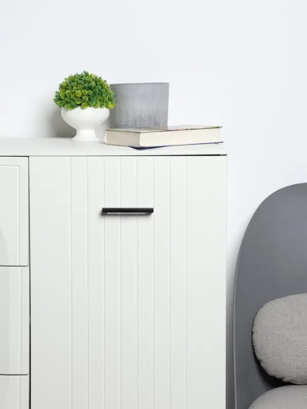 Ручка-скоба CAPPIO SQUARE2 RSC007, алюминий, м/о 96 мм, цвет черный