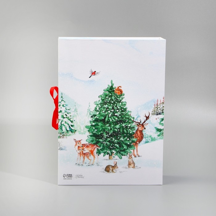Коробка‒книга «Счастливого Нового Года», 27 х 19,5 х 8 см, Новый год Коробка‒книга «Счастливого Нового Года», 27 х 19,5 х 8 см, Новый год