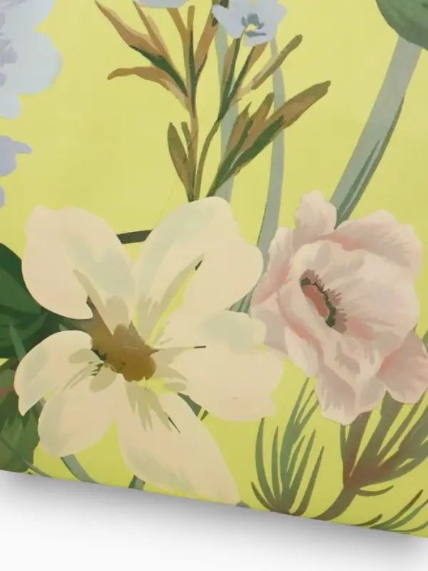 Сумка для покупок &laquo;Полевой букет&raquo;, многоразовая, зелёная