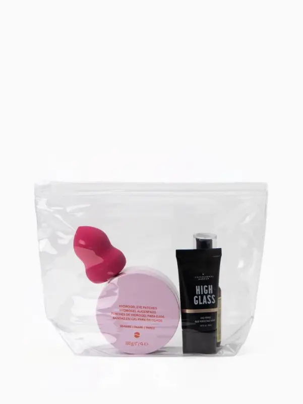 Косметичка для бассейна с застежкой зип-лок, прозрачная