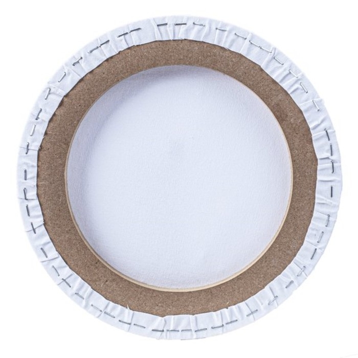 Холст на подрамнике хлопок 100%, круглый D-30 см, ЗХК Холст на подрамнике хлопок 100%, круглый D-30 см, ЗХК "Сонет", акриловый грунт, среднее зерно, 280 г/м2, 233212121