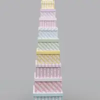 Набор подарочных коробок 10 в 1 &laquo;Звезды&raquo;, 10.2 &times; 10.2 &times; 6‒28.2 &times; 28.2 &times; 15 см