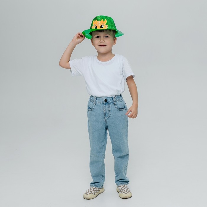 Карнавальная шляпа «Дракон», цвет жёлтый Карнавальная шляпа «Дракон», цвет жёлтый