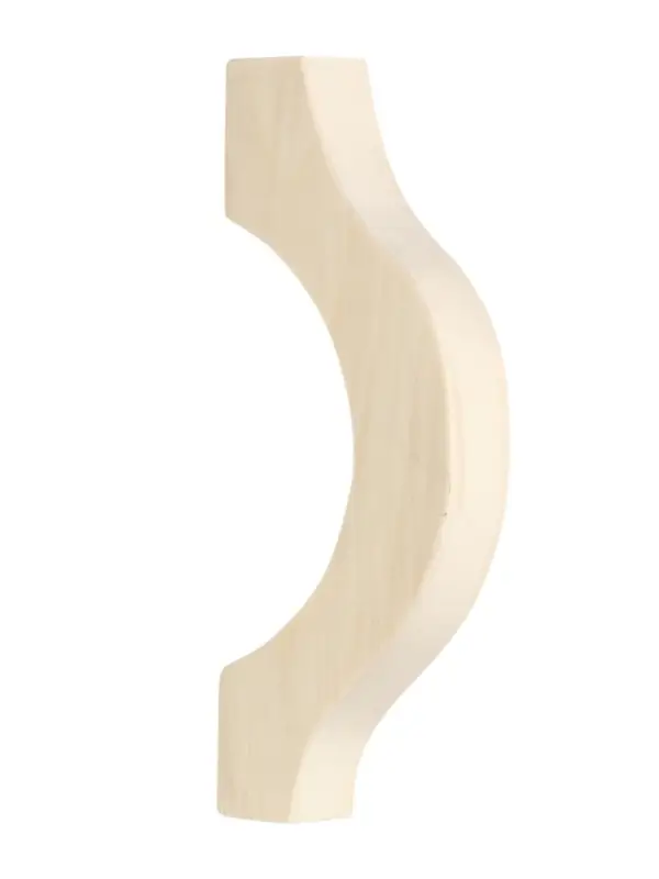 Ручка для бани и сауны, 19&times;7&times;3 см, деревянная