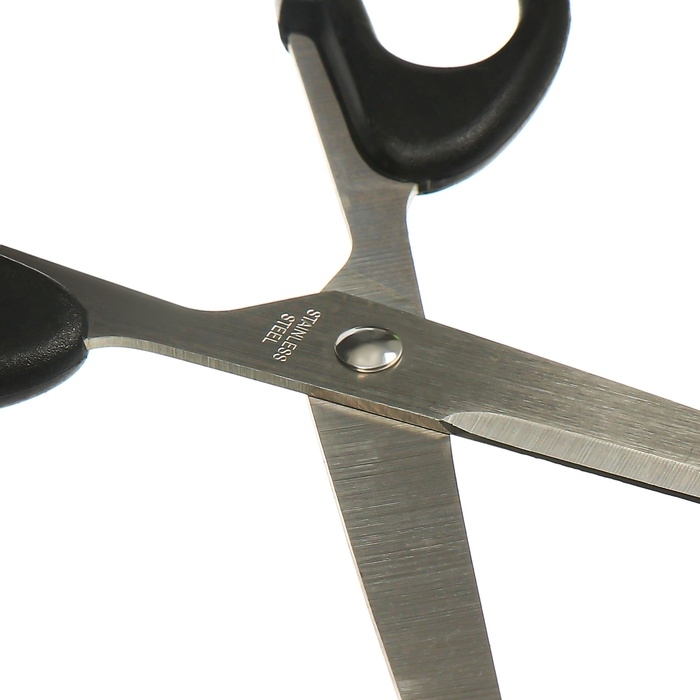 Ножницы канцелярские 18,0см Офис пластиковые ручки, европодвес Ножницы канцелярские 18,0см Офис пластиковые ручки, европодвес