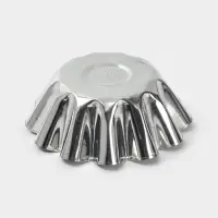 Форма для выпечки ромовой бабы, d=12.2 см, h=4.6 см, жесть, серебристая