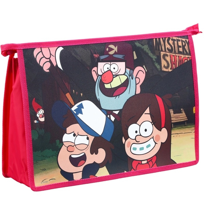 Папка пластиковая А4, на молнии, Гравити Фолз Папка пластиковая А4, на молнии, Гравити Фолз