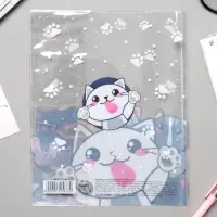 Обложка для тетрадей и школьного дневника &laquo;Коты&raquo;,34,7 х 21,1 см