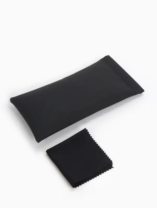 Чехол для очков на хлопушке, размер 17&times;0.5&times;9 см, чёрный