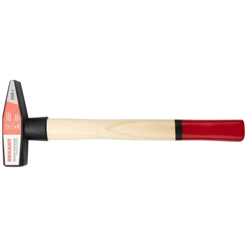 Молоток слесарный 500г с деревянной рукояткой REXANT 12-8105