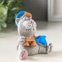 Фигурка полистоун &laquo;Кот капитан&raquo;, 6.3&times;8.7&times;7.5 см