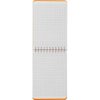 Блокнот А6,пласт обл,80л, ATTACHE FANTASY,оранж