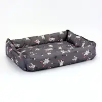 Лежанка для кошек, 60 х 45 х 15 см, серая