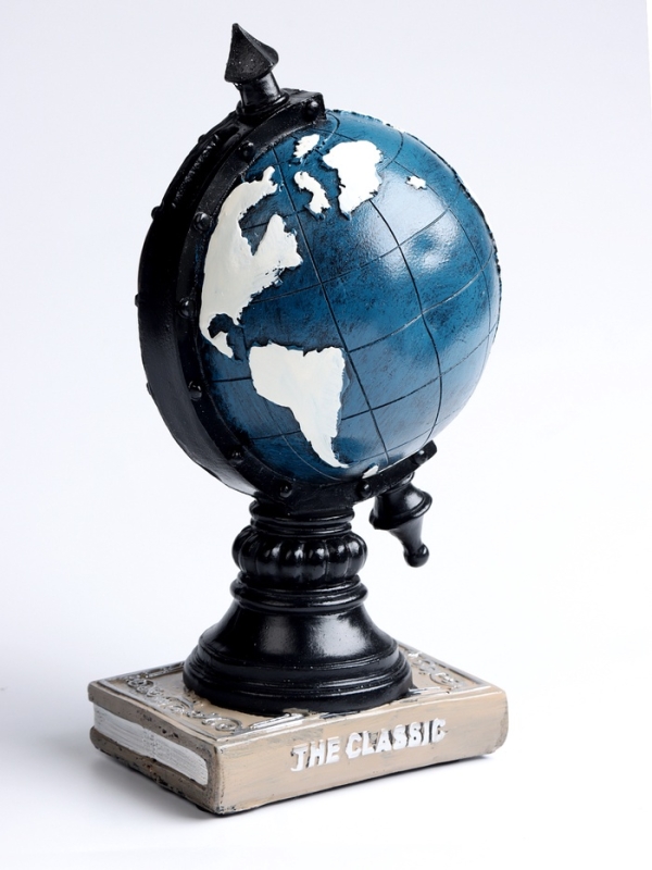 Часы настольные интерьерные, «Глобус»,  на батарейках, 11×7.8×13 см, d-8 см Часы настольные интерьерные, «Глобус»,  на батарейках, 11×7.8×13 см, d-8 см