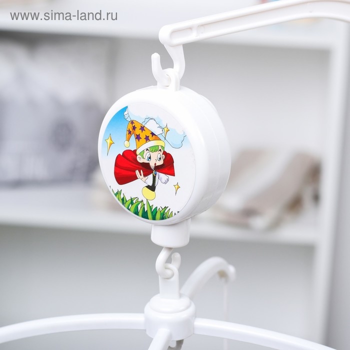 Мобиль музыкальный на кроватку «Мишки на кольце», заводной, наклейка МИКС, Крошка Я Мобиль музыкальный на кроватку «Мишки на кольце», заводной, наклейка МИКС, Крошка Я