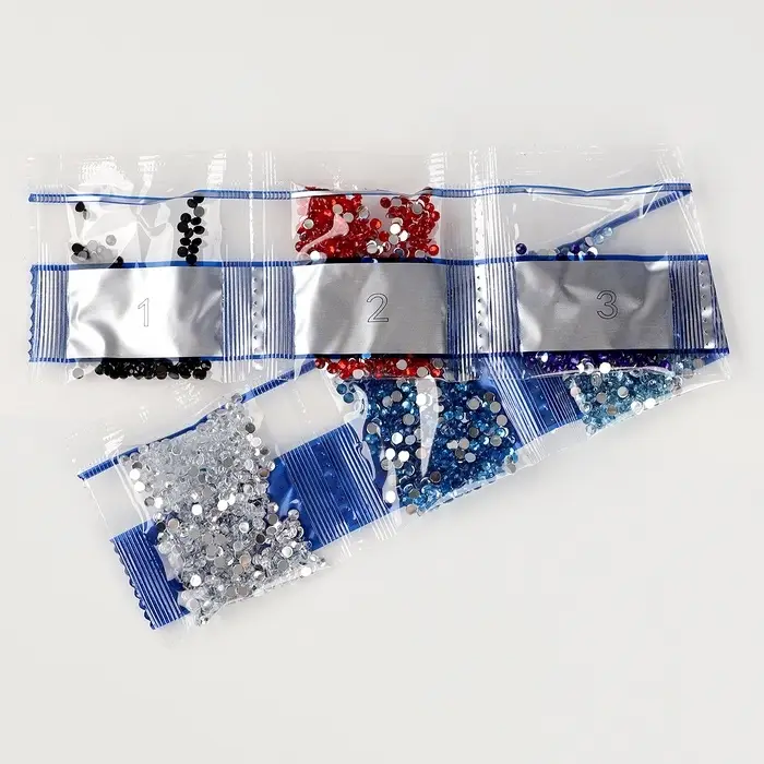 Алмазная мозаика с частичным заполнением на подставке для детей &laquo;Самолет&raquo;, 10&times;15 см, набор для творчества