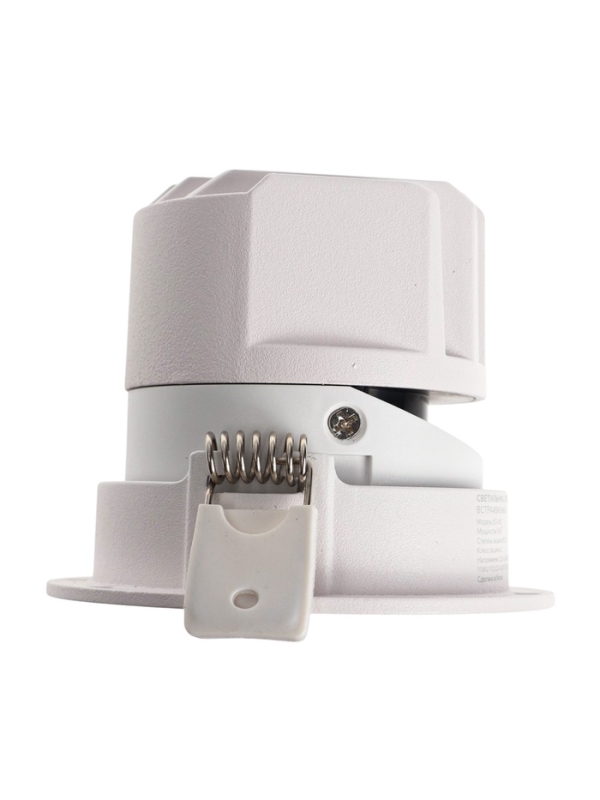 Светильник светодиодный встраиваемый, поворотный, 6Вт, 4000К, с драйвером, D75, белый Светильник светодиодный встраиваемый, поворотный, 6Вт, 4000К, с драйвером, D75, белый