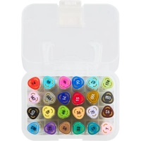 Набор маркеров ДВУС.СКЕТЧ-МАРКЕРЫSKETCH&ARTСРЕДНИЙ,24 ЦВ.ПЛАС.ПЕН,22-0077