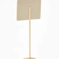 Ценник меловой на ножке &laquo;Прямоугольник&raquo;, 17&times;8 см, чёрный