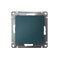 ATLASDESIGN 1-клавишный ПЕРЕКЛЮЧАТЕЛЬ, сх.6, 10АХ, быстрозажимные клеммы, ИЗУМРУД