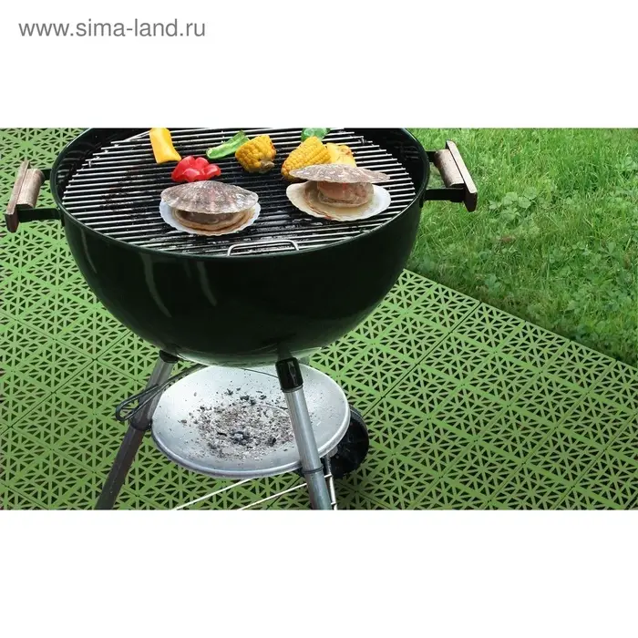 Универсальное покрытие для садовых дорожек ERFOLG H&G, 33&times;33 см, набор, 9 шт., зелёное