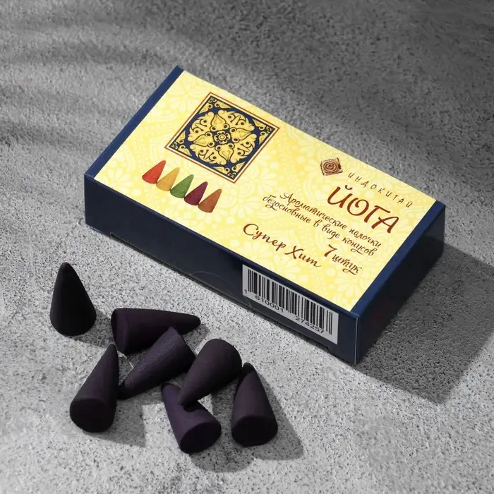 Благовония конусные "Супер Хит ", 7 конусов