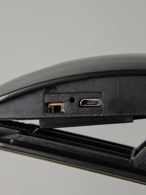 Светодиодный настольный светильник, 5Вт, 3000-6000К, 350 Лм, 13,5x7x38 см, чёрный