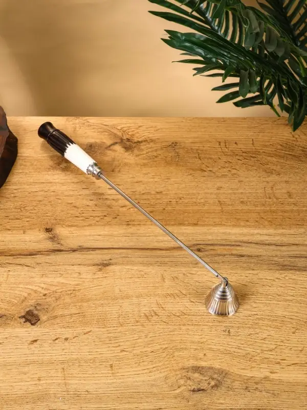 Гаситель для свечей с ручкой "Тихий вечер" латунь 36 см